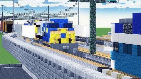 Minecraft CSX Rams COASTER Train Crash Animation