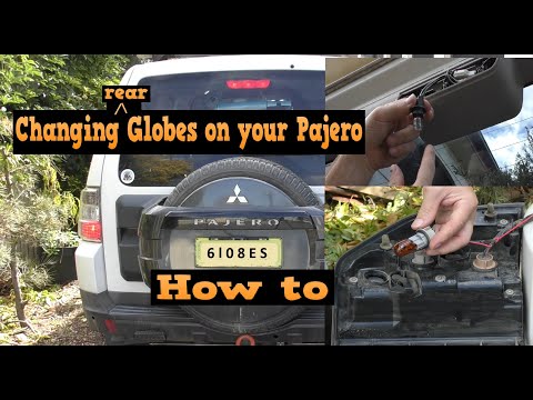 How to change the rear light globes on your Pajero