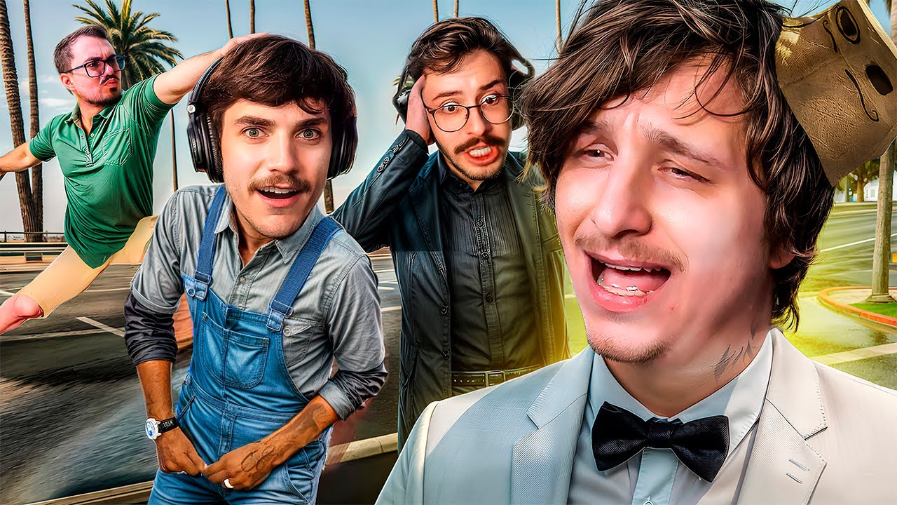 TIREI OS 3 PATETAS do GTA RP pra JOGAR GTA NORMAL! (sem cortes)