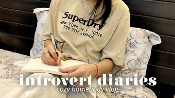 introvert diaries 💌 cozy homebody vlog, productive days, goals and intentions for Nov, weekly vlog.