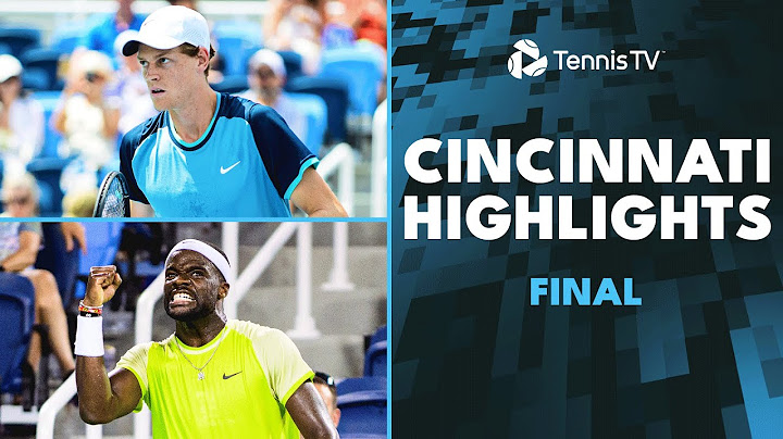 Jannik Sinner vs Frances Tiafoe For The Crown 🏆 | Cincinnati 2024 Final Highlights