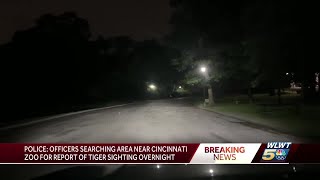 Cincinnati Zoo say all tigers accounted for after police receive report of tiger spotted