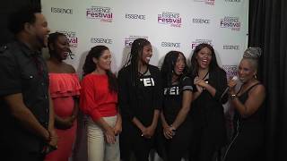 Jawn Murray Interviews cast of "Step The Movie" at Essence Festival