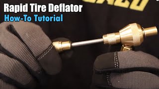 How-To Use a Rapid Air Down Tire Deflator | RapidFlow™ Tutorial
