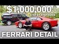$1,000,000 Ferrari Paint Restoration and Car Detail