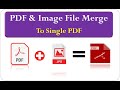 How to PDF AND IMAGE FILE MERGE TO SINGLE PDF FILE पीडीएफ और इमेज को एक साथ एक पीडीएफ में कैसे करें