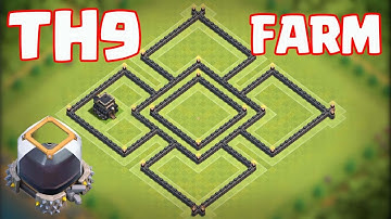 Clash of Clans - TH9 FARMING BASE Protect Dark Elixir | Collect Your GOLD | COC [ NEW UPDATE!! ]