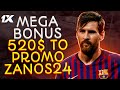 PROMO CODE 1XBET / MEGA BONUS 520$ TO PROMO - ZANOS24