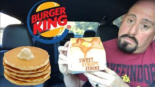 Burger King 89 Cents Pancakes Review Food Review - Mukbang