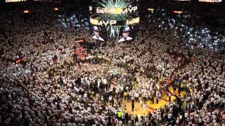 LeBron James receives 2013 Finals MVP