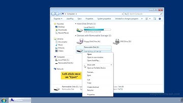 How to safely remove (eject) a device in Windows 7