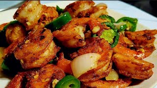 camarones fritos estilo chino  comida china fácil y rápido