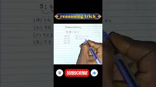 Number Analogy ReasoningShort Tricks 😱|#maths #reasoningshorttricks#ssc#ssccgl#sscgd#sscchsl