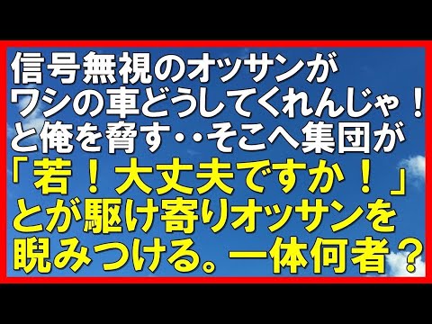 【スカッとする話】信号無視で突っ込んで来たオッサン「ワシの車どうしてくれんじゃ！」と脅してきた。瀕死の俺に「若！大丈夫ですか！」と男たちが駆け寄る。オッサンビビりまくり。一体何者？「スカッと通信」