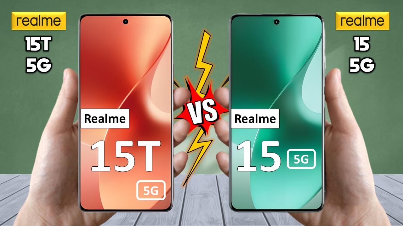 Realme 15T 5G Vs Realme 15 5G - Full Comparison 🔥 Techvs