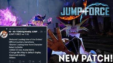 Still no Rematch button! Jump Force news/updates jump force patch version 1.06 details.