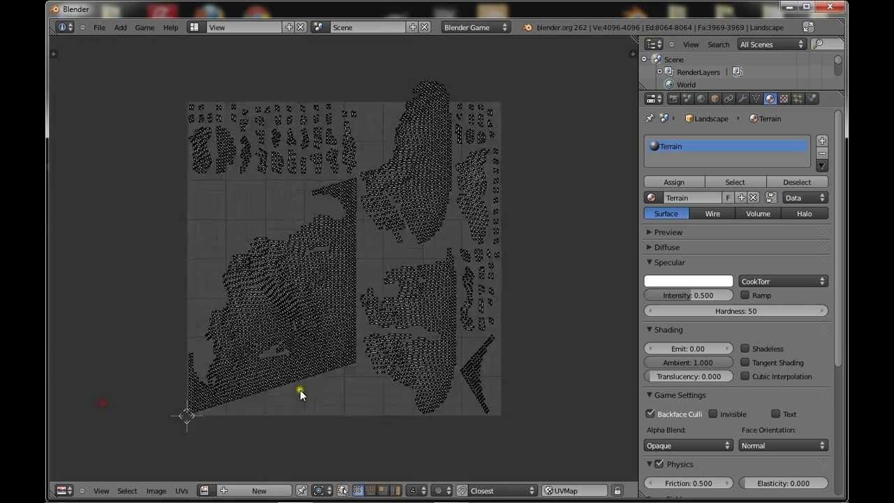 Improved Texture painting for BGE
