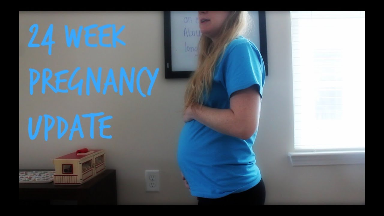 24 WEEK PREGNANCY UPDATE BABY 2 YouTube