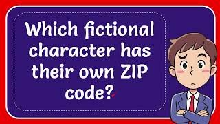 Which fictional character has their own ZIP code?