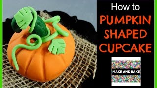 Pumpkin Shaped Cupcake
