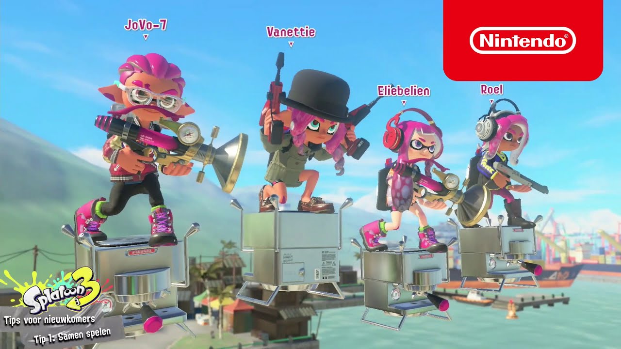 Splatoon 3 tips voor nieuwkomers: Samen spelen met vrienden