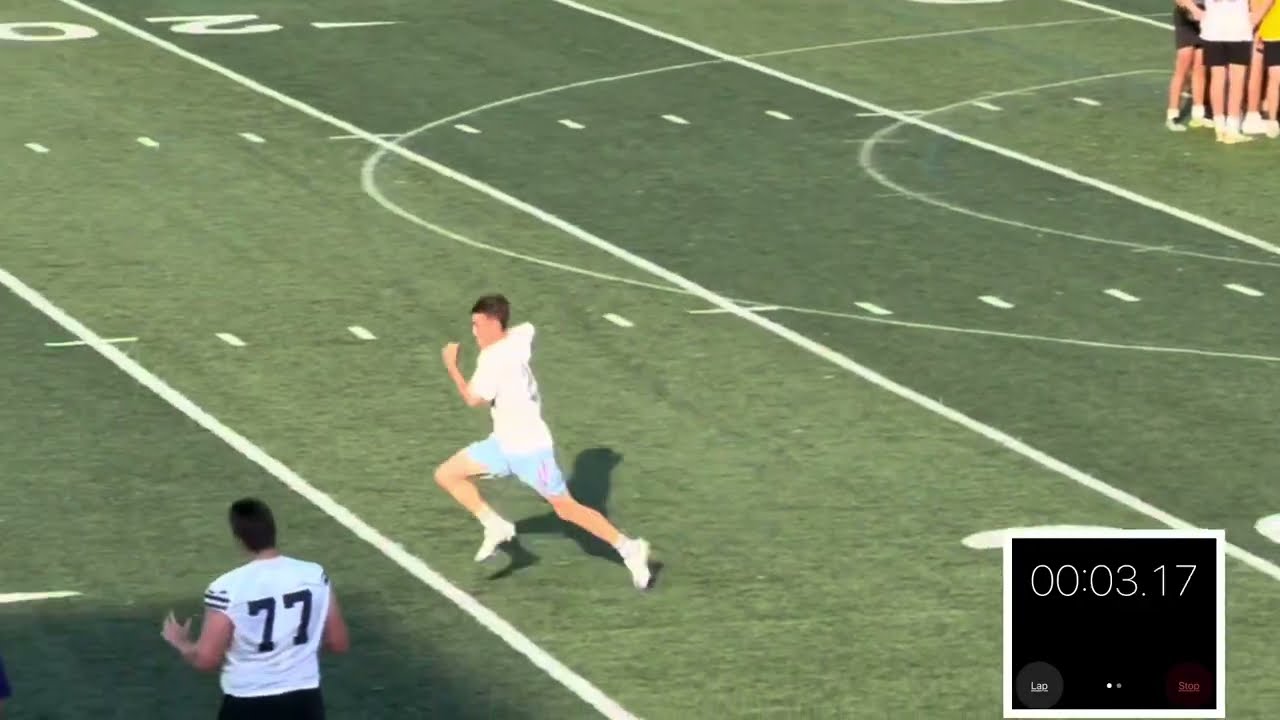 Jeffrey Kolakowski | 2026 graduate | Father Judge Football: 40/60/max speed run times