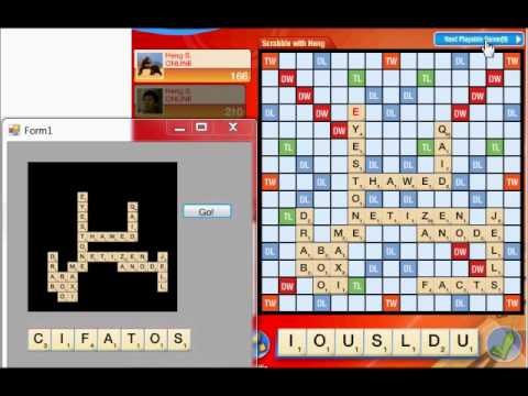 Facebook Scrabble Bot