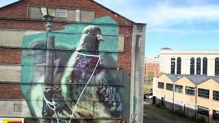 BELFAST CITY from the TRAIN🍀4K (60fps)