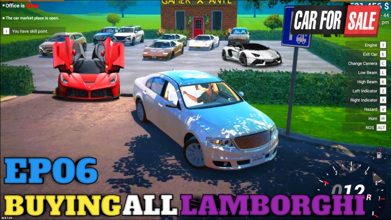 buying-all-lamborghini-from-car-market-place-car-for-sale-simulator
