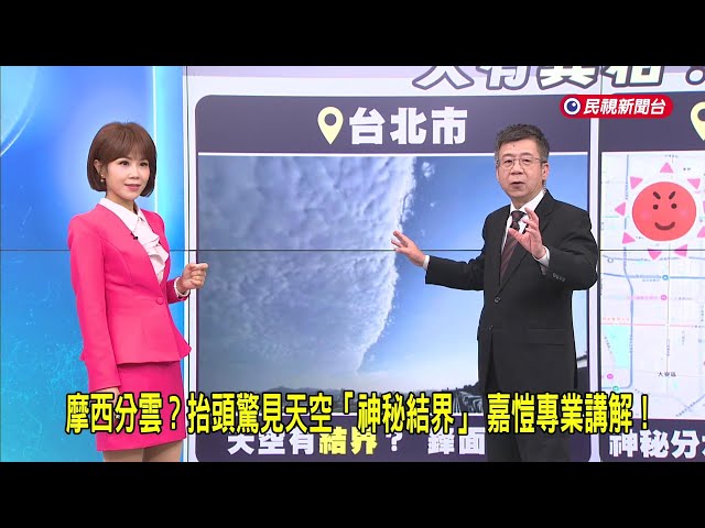 2026/03/09 摩西分雲？抬頭驚見天空「神秘結界」 嘉愷專業講解！－民視新聞