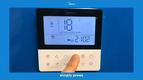 Midea KJR 120M1 Hard Wired Controller for Split Systems