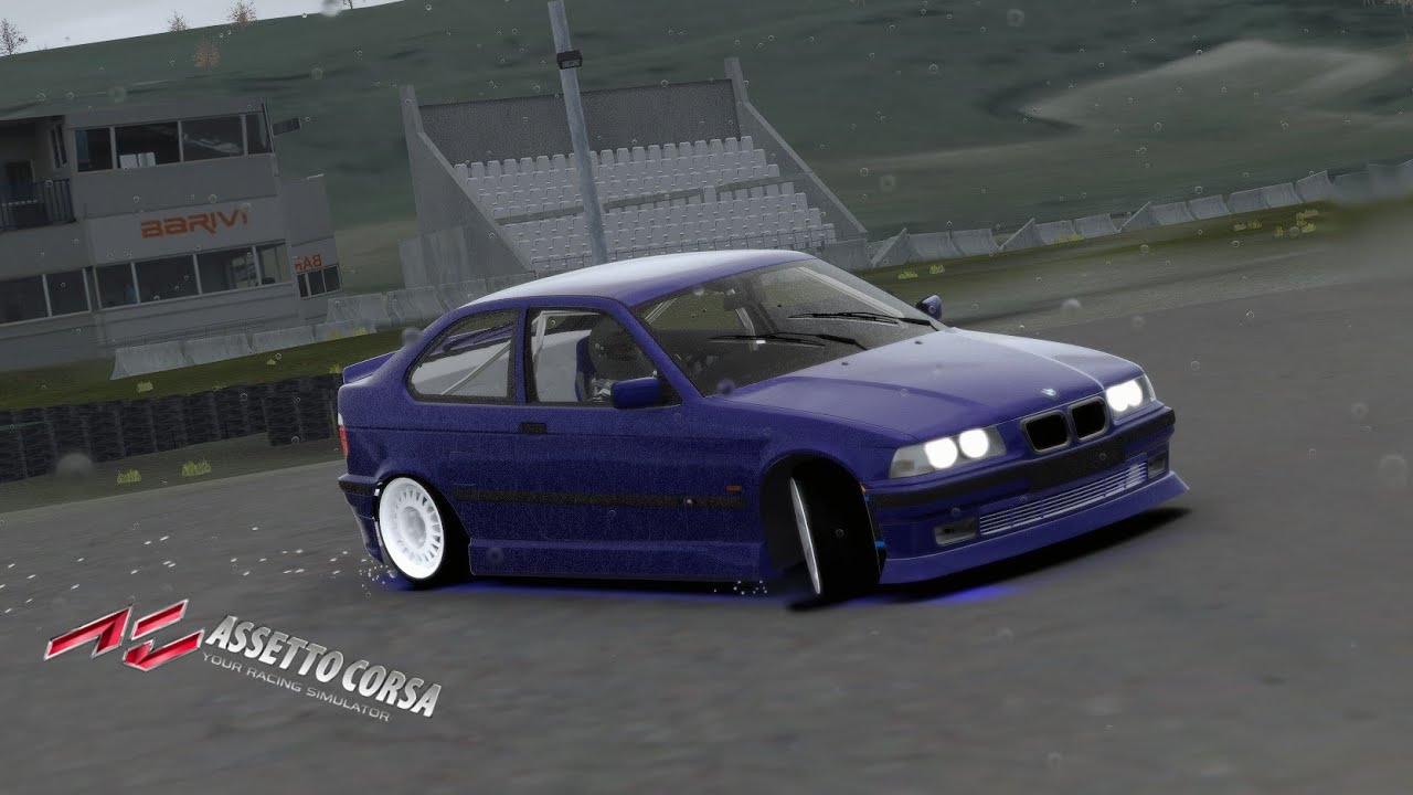 Circuito Miranda de Ebro - BMW E36 Compact Drift - Assetto Corsa - YouTube