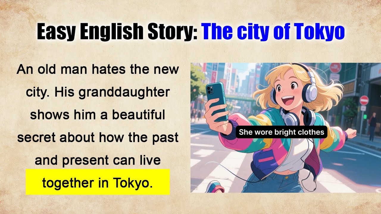 Learn English Through Story | Tokyo: A City of Old Temples and New Lights