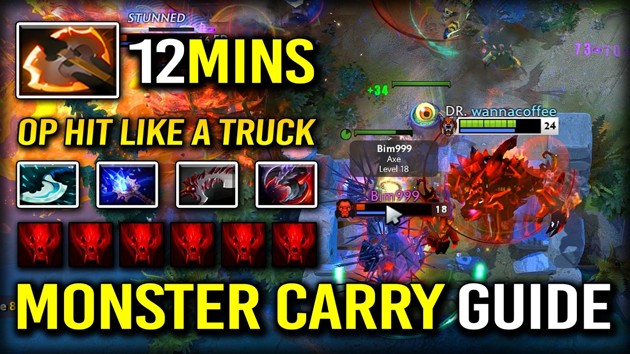 MONSTER CARRY GUIDE Ursa With 12Mins Battle Fury Item OP Hit Like A Truck 7.40c DotA 2