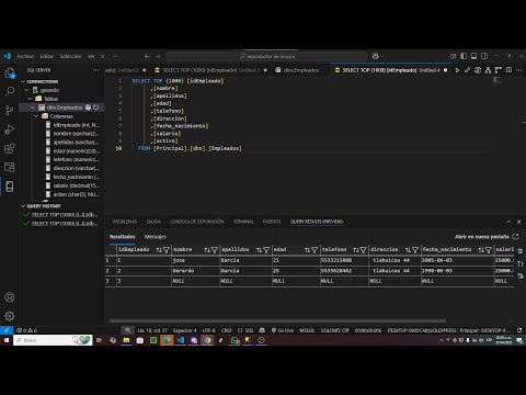 como conectar sql server a VSC (2025)