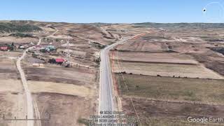 Metropolitan ring road of Cluj in Google Earth, Hipermarket Cora - Apahida part screenshot 1