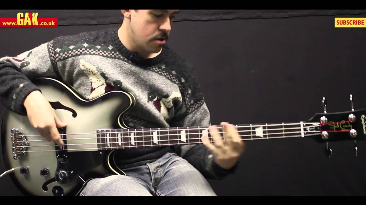 Epiphone Limited Edition Jack Casady Bass Demo at GAK - YouTube
