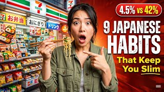 Why Japan Stays Slim (Without Dieting) 🇯🇵🥢 :The 4.5% vs 42% Difference