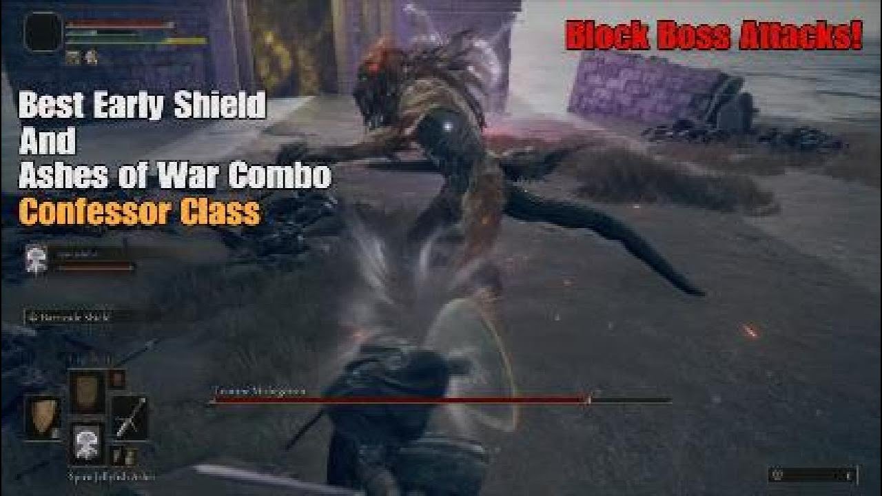 ELDEN RING - Best Shield + Ashes of War Combo - Confessor Class