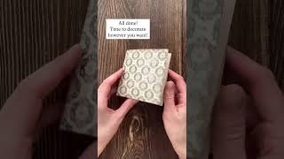 Mini folio journal! Easy easy easy! #papercrafts #journal #junkjournaling #scrapbook