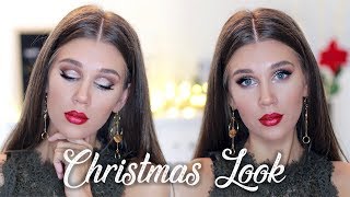 MAKE-UP für WEIHNACHTEN mit Produkten aus der Drogerie