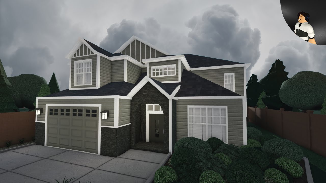 Traditional Family Home Part One Bloxburg Speedbuild 396K YouTube