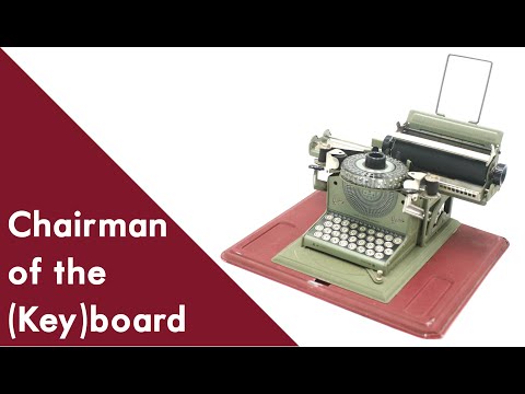1960年代 Kiddie's Typewriter SHORT: Gescha Junior Model 3 Toy Typewriter - YouTube