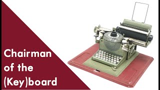 SHORT: Gescha Junior Model 3 Toy Typewriter - YouTube