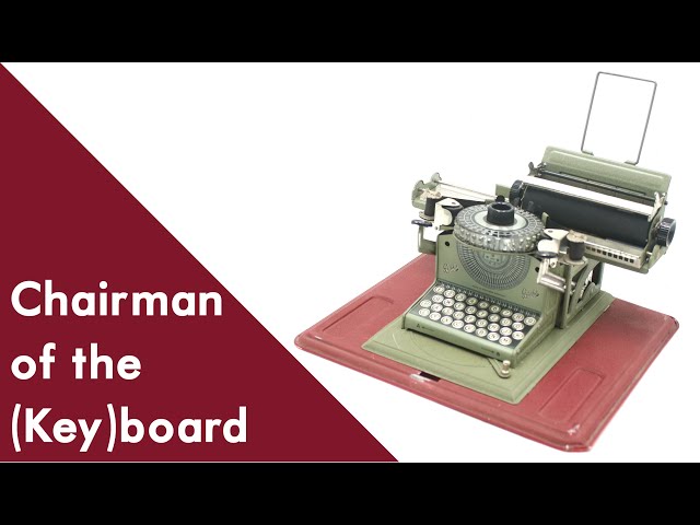 SHORT: Gescha Junior Model 3 Toy Typewriter - YouTube