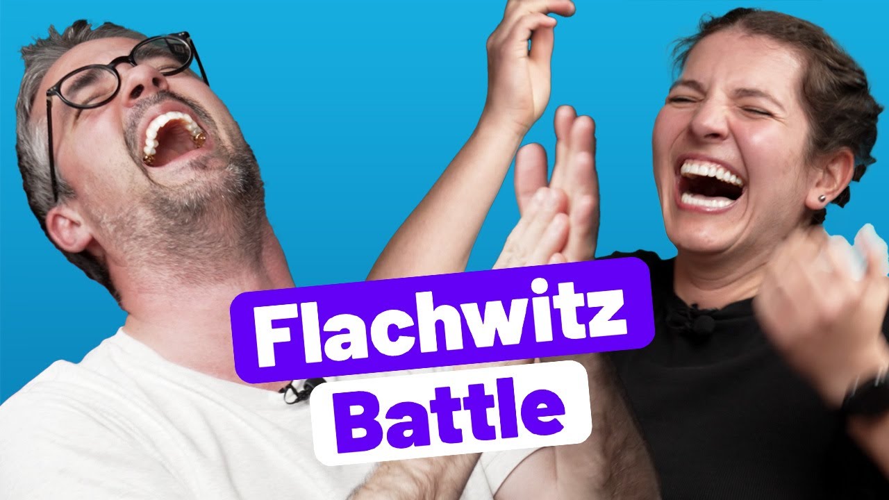 Flachwitz-Battle: Nicht lachen Challenge (mit Mihi und Caro)