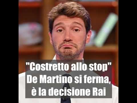 Video Stefano De Martino si ferma, è la decisione della Rai