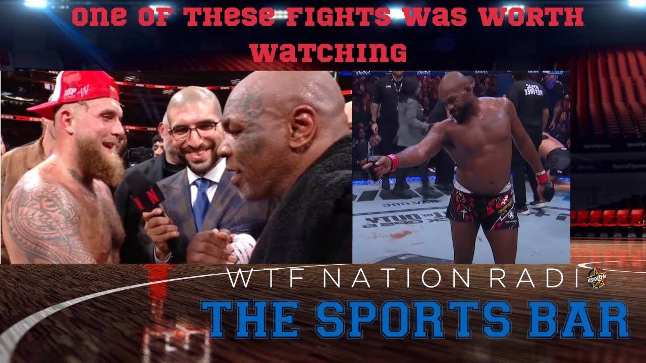 Paul v Tyson fight BORED me | The Sports Bar at WTF Nation Radio