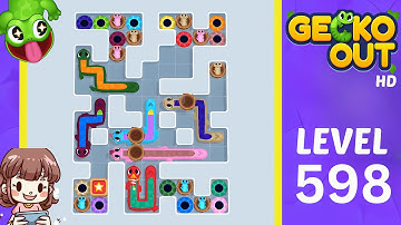 Gecko Out Level 598 Solution Walkthrough