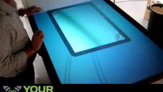 Nescafe capture the spark with the latest Multi-touch Surface technology